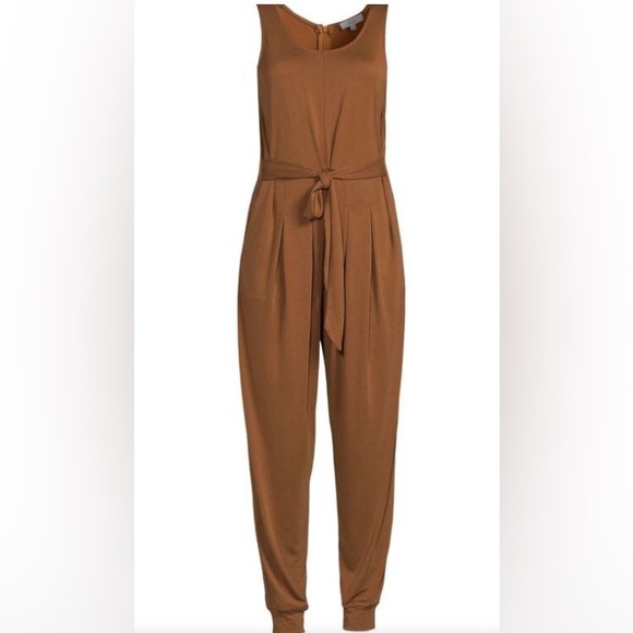 NWT Area Stars Cisco Waist Tie Jumpsuit in colour Dark Tan Size S New with Tags - Picture 3 of 4
